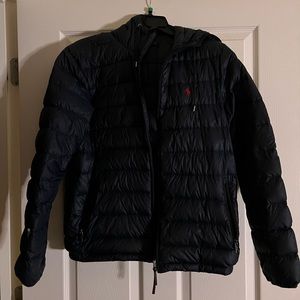Navy blue Ralph Lauren Puffer Coat